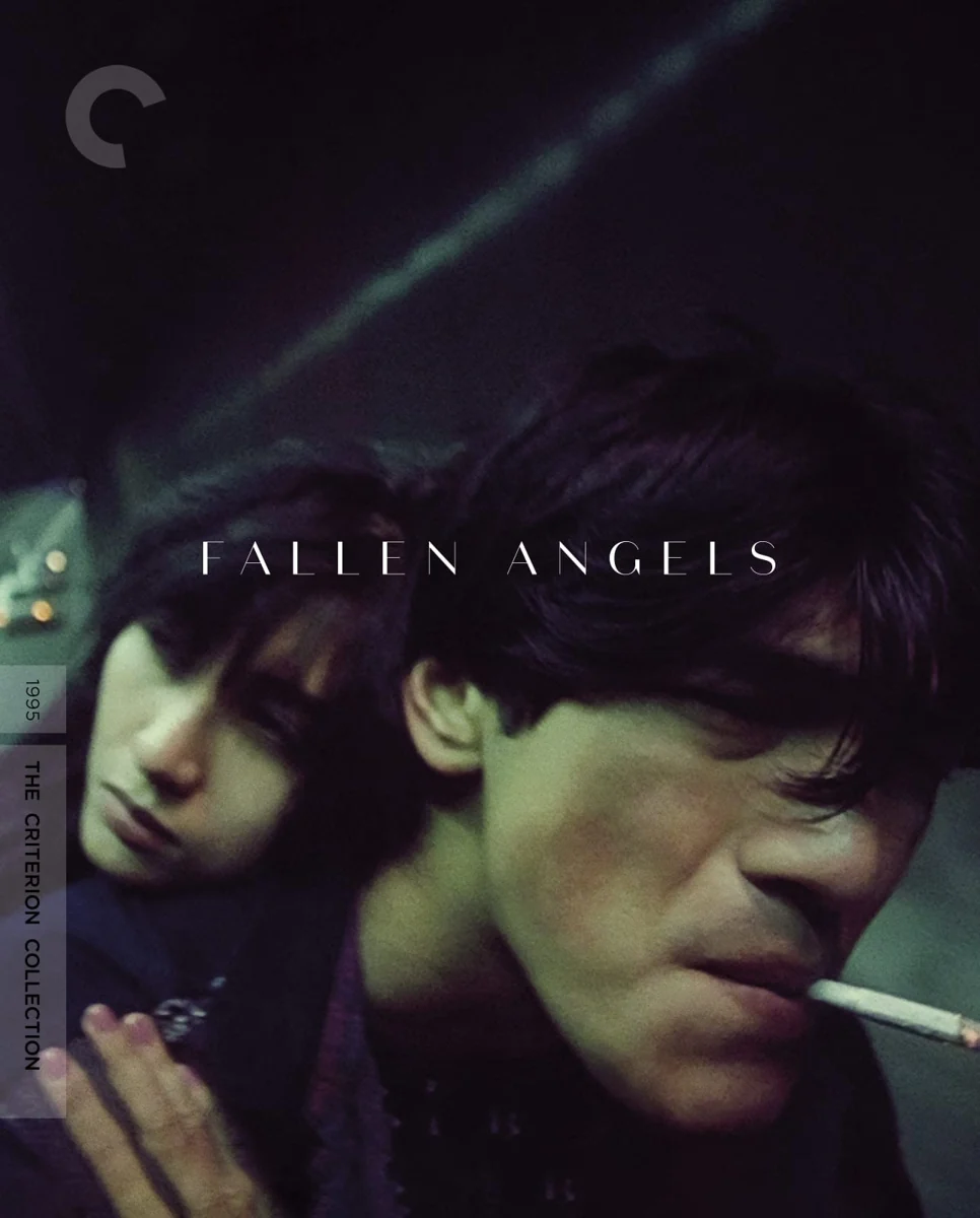 The Criterion cover for Fallen Angels, showing two figures leaning close together with a cigarette.