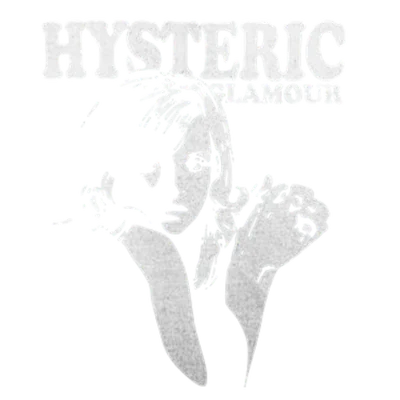Hysteric Glamour graphic of a woman smoking